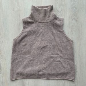 Michelle Mason Turtleneck Open Back Detail Sweater